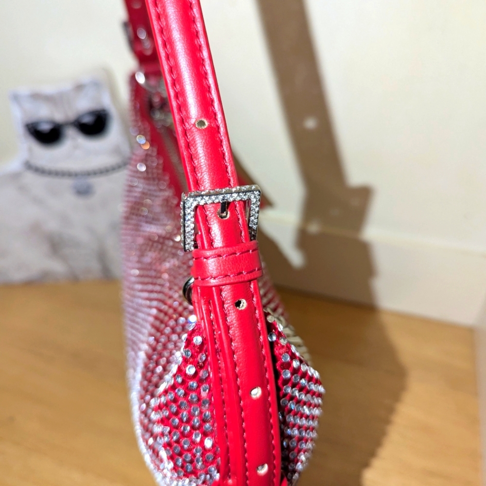Steve Madden Sparkling Red Dreamin Bag Multi - Picture 4 of 8